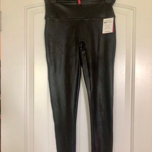 NWT Spanx faux leather leggings
